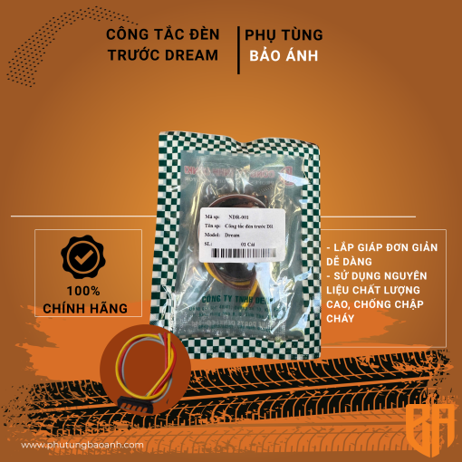 công tắc đèn trước dream